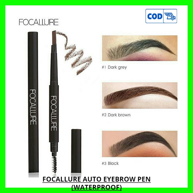 FOCALLURE Auto Eyebrow Pen / Pensil Alis Anti Air FA18 Waterproof Original