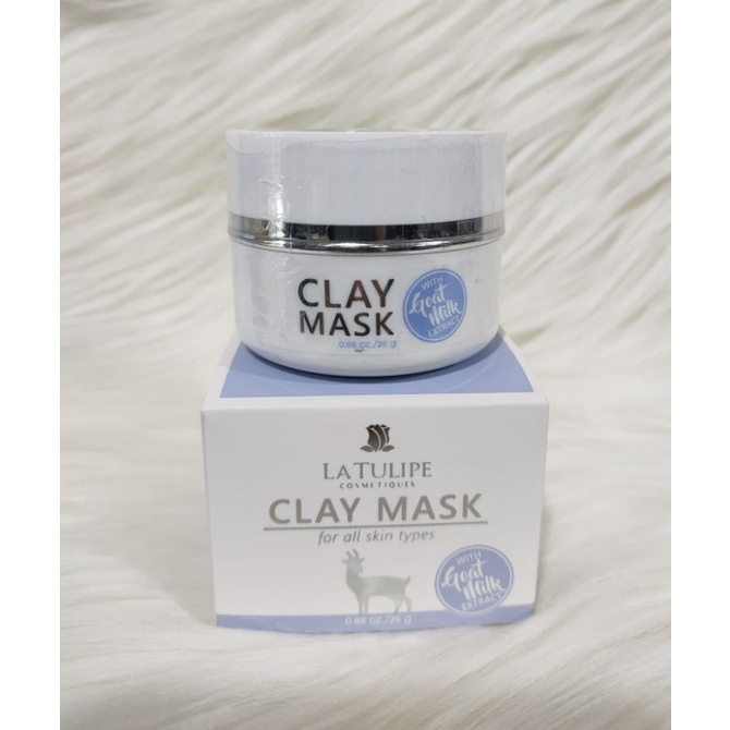 la tulipe clay mask / masker wajah tinggal pakai