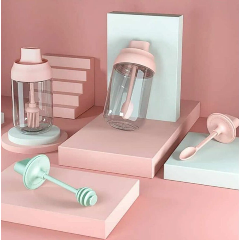 botol bumbu/ jar bumbu/ botol kaca bumbu/ gelas bumbu / botol madu/botol oles minyak