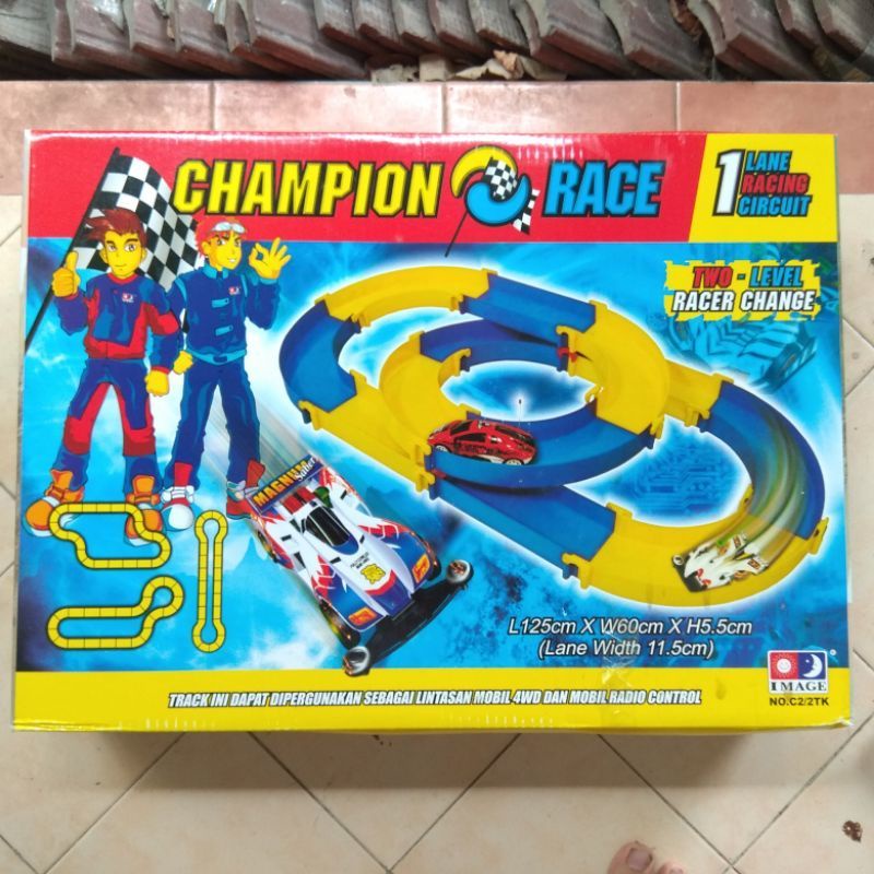 Track Tamiya 2 Jalur - Jalanan Mobil Balap Trek 4wd