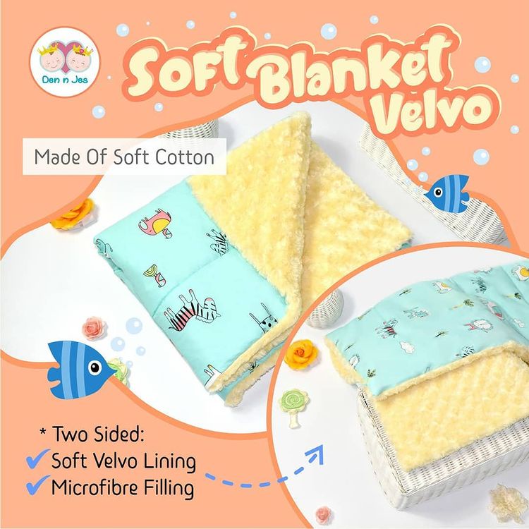 Den N Jes Soft Blanket Velvo/selimut bayi