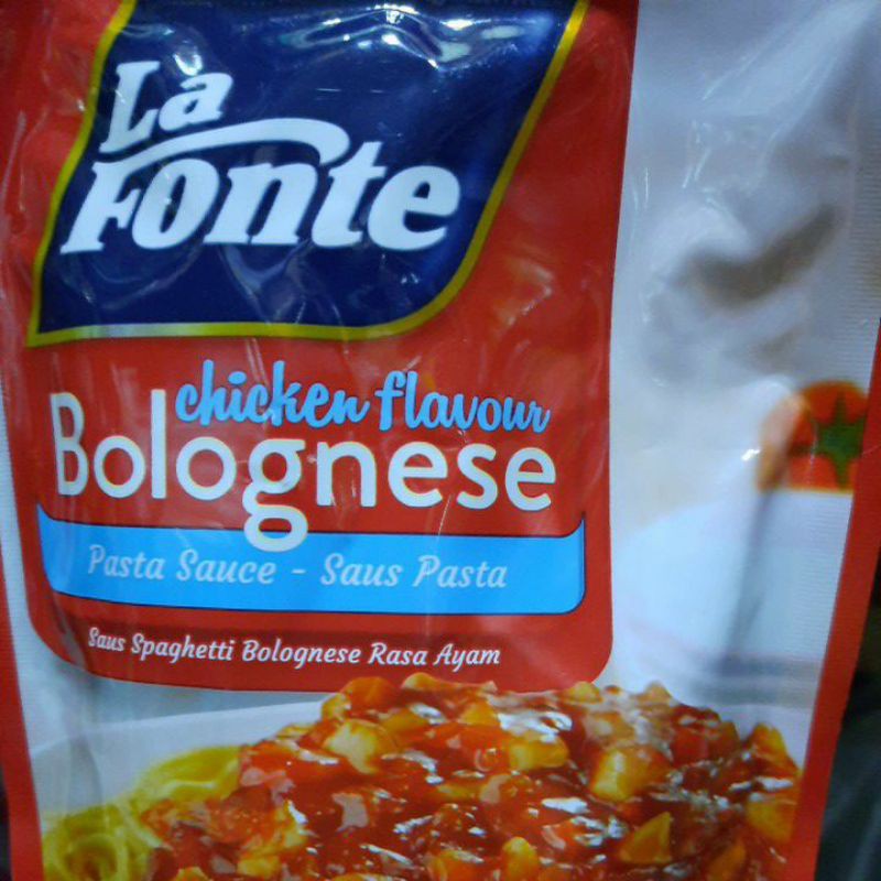 

La Fonte Bolognese / Bolognaise / Bolognase Saus Spaghetti 290 Gram