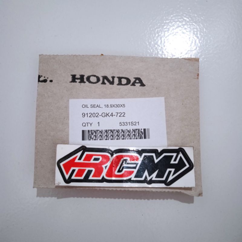 SEAL SIL MAGNIT MAHNIT MAGNET MAHNET IMPRESSA ASTREA GRAND 18.9X30X5 ORI ORIGINAL HONDA AHM HGP ASLI 91202-GK4-722