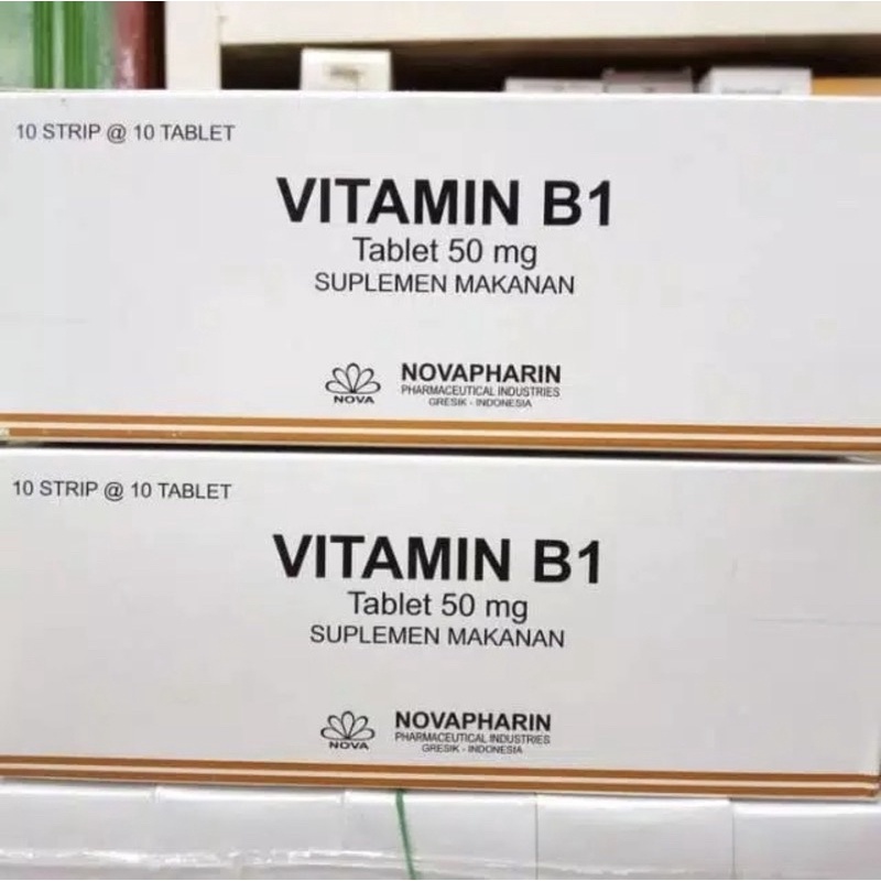Jual VITAMIN B1 50 MG BOX Shopee Indonesia
