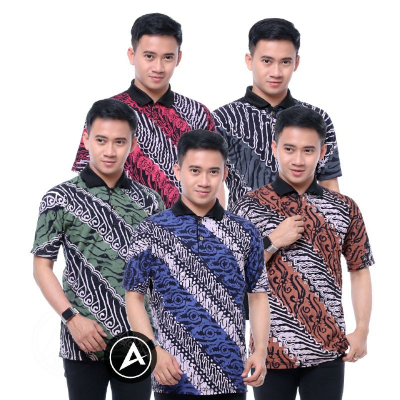 KAOS POLO / KAOS KERAH BATIK CAP ADEM NYAMAN KEREN KATUN7