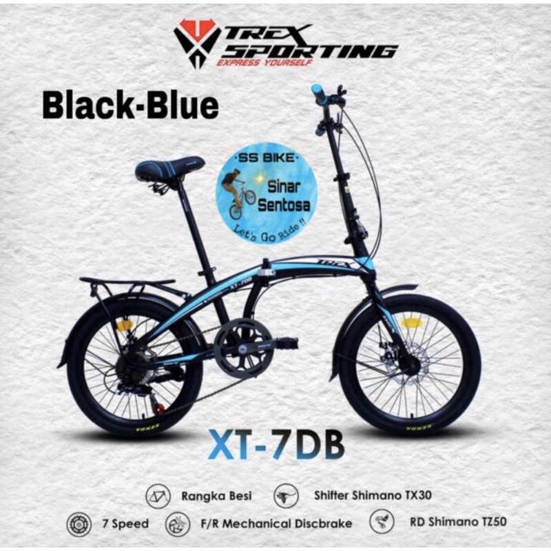 Sepeda lipat Trex Shimano 20"