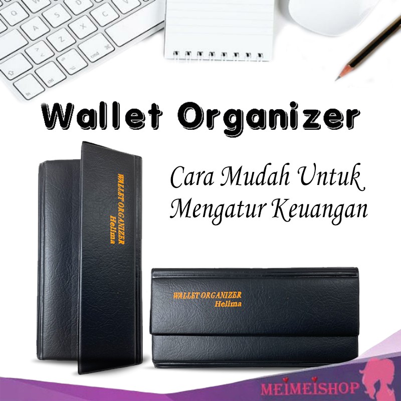 MEIMEISHOP DISIPLIN - DOMPET DISIPLIN KEUANGAN BULANAN WALLET ORGANIZER LOKAL TERMURAH