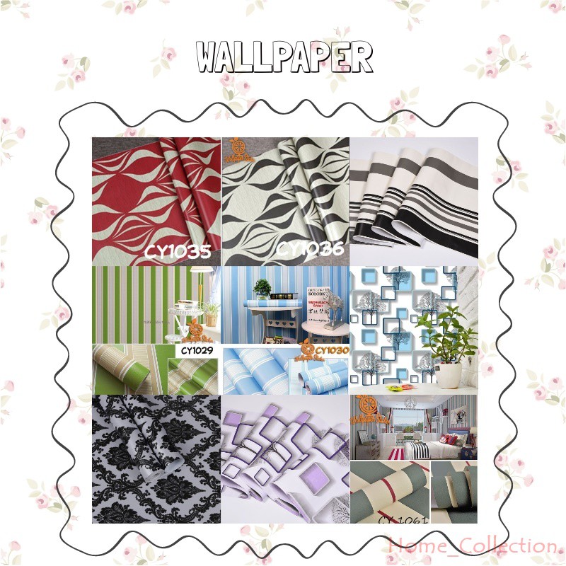 [Promo Spesial] Wallpaper Dinding Premium Motif Dan Karakter 45CM X 10M Sesuai Kode