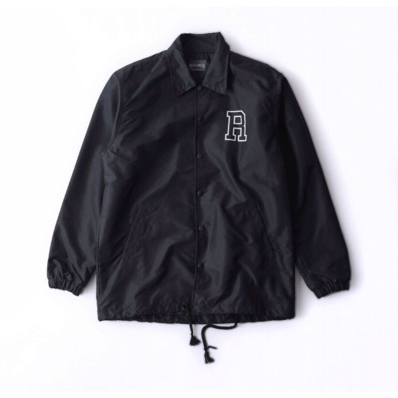 JAKET COACH ROUGHNECK R 1991 BLACK FRONTMAN