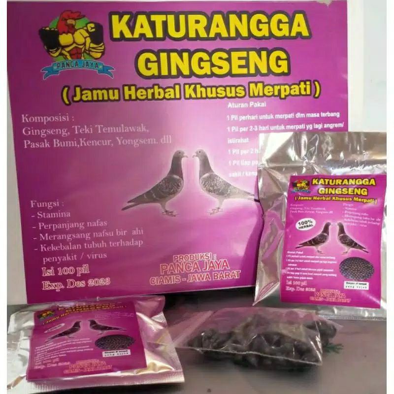 JAMU MERPATI KATURANGGA GINGSENG PANCA JAYA