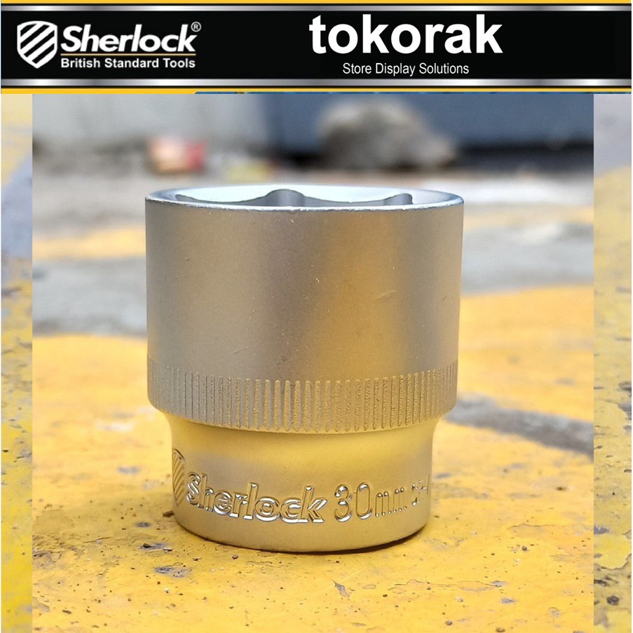 MATA KUNCI SOK 30 MM 1/2 INCH 6 PT SHERLOCK - MATA SHOCK