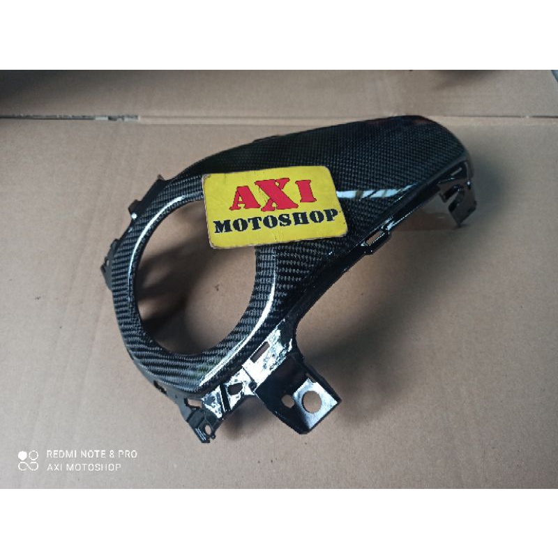 Cover tangki tengah ori carbon kevlar MT15