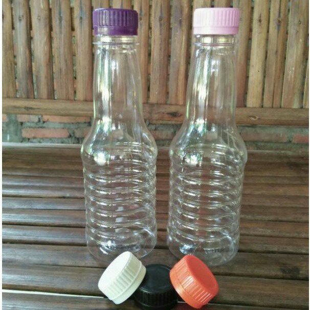 Eceran Botol Plastik 350ml/model mix max/susu/kopi/jamu/rempah