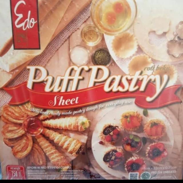 

Edo Puff pastry sheet 750gr