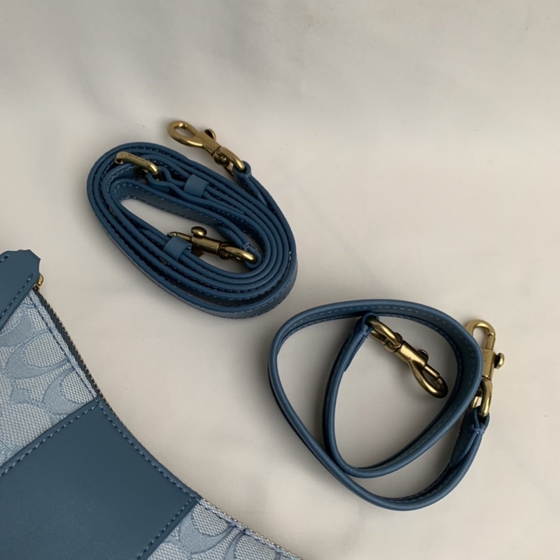 Coach Top Handle Swinger Bag in Marble Blue Azure(C0721)