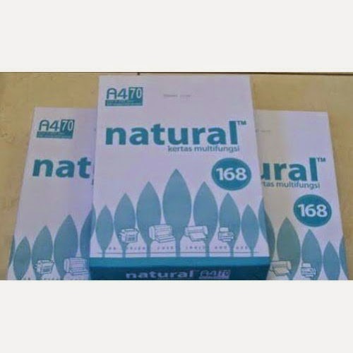 

Jual Kertas HVS merk Natural A4 70gr Sale