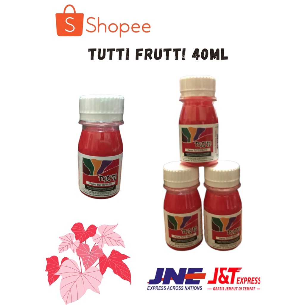 

〖PRPT〗Perisa / Essence “MOM” 40ML rasa TUTTI FRUTTI untuk ES / Minuman / KUE dll