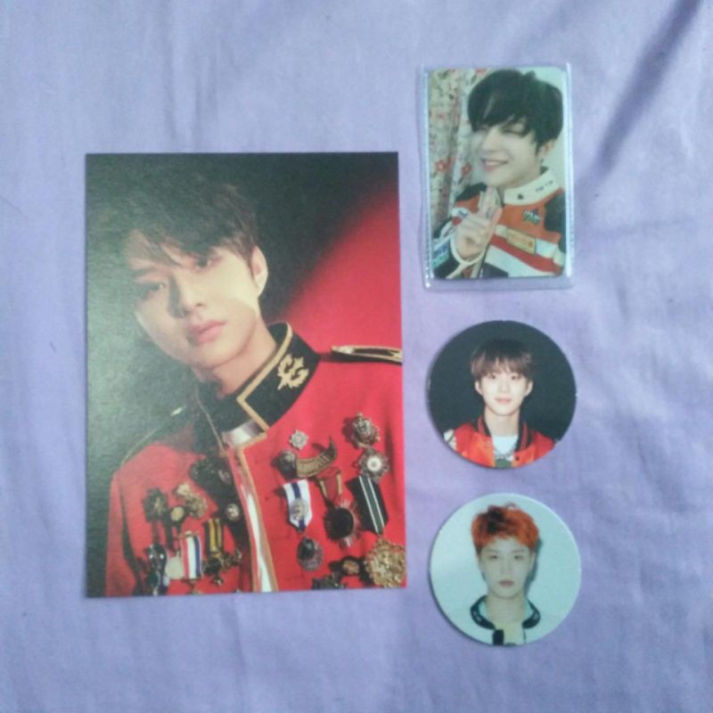 Jungwoo Set (PC Jungwoo hehet,Postcard,CC T ver) + CC Taeil 1st player