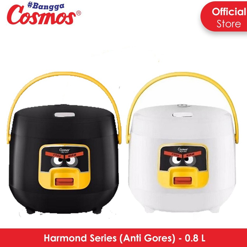 Cosmos CRJ6601 Rice Cooker Harmond / Magic Com 0.8 Liter 3 in 1 Bonus Gelas Ukur dan Sendok Nasi
