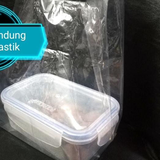

kantong plastik Kresek PE bening diamond Ukuran 26 plastic bag