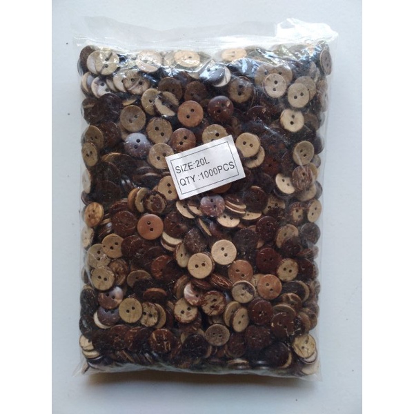 KANCING BATOK UKURAN 20L 13mm isi 1000 pcs