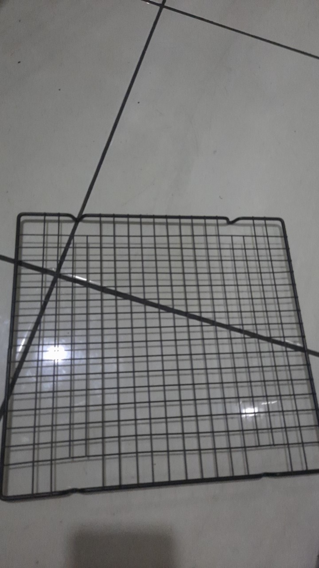 Cooling Rack Grill Rak Cake Pendingin Kue Tatakan Grid 1 Tingkat Susun Peralatan Baking