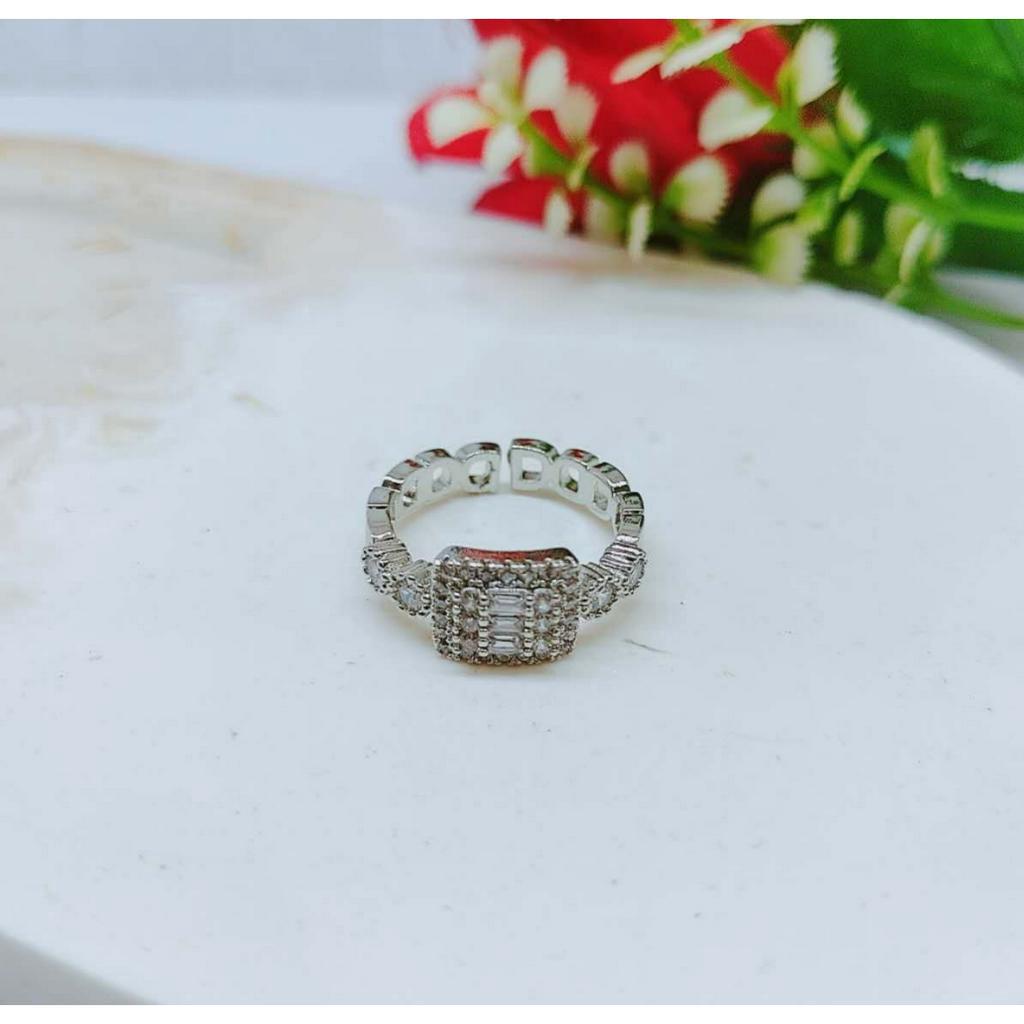 Cincin Xuping Full Mata Lapis Emas Perhiasan Fashion R088