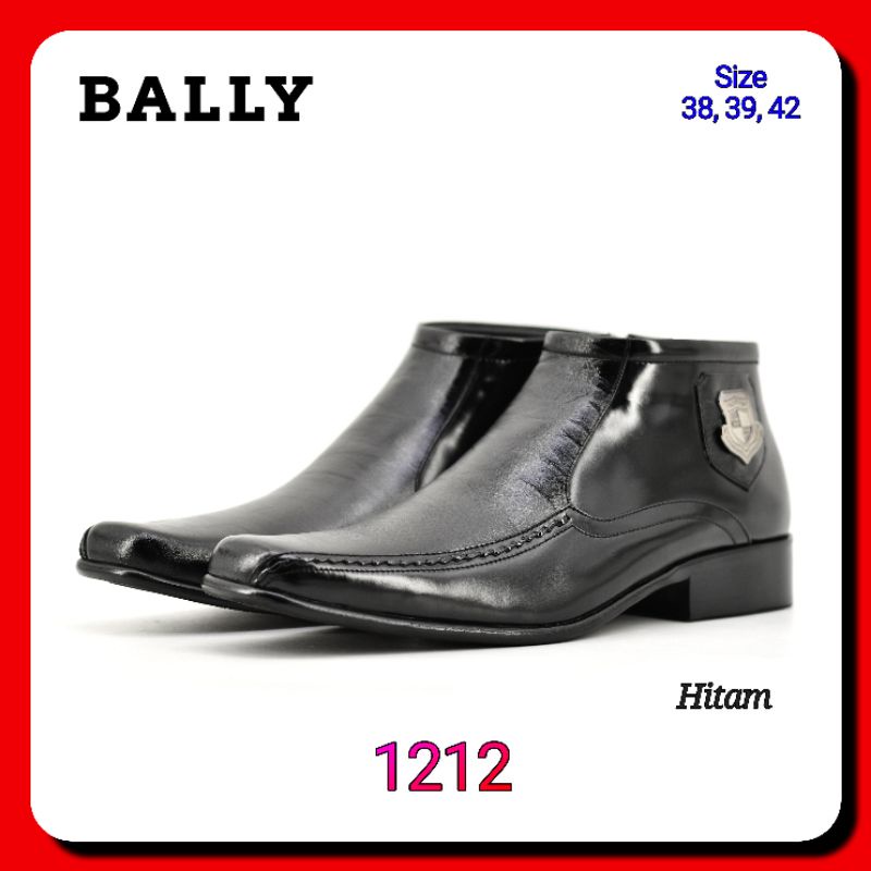 Sepatu Formal Boot Pria Bally 1212 Kulit Asli