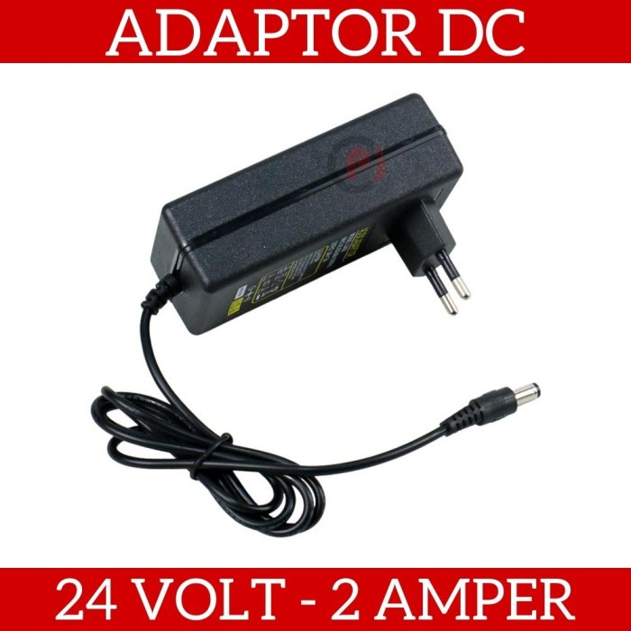 Adaptor Power Supply DC 24V 2A Adapter 24 Volt 2 Amper