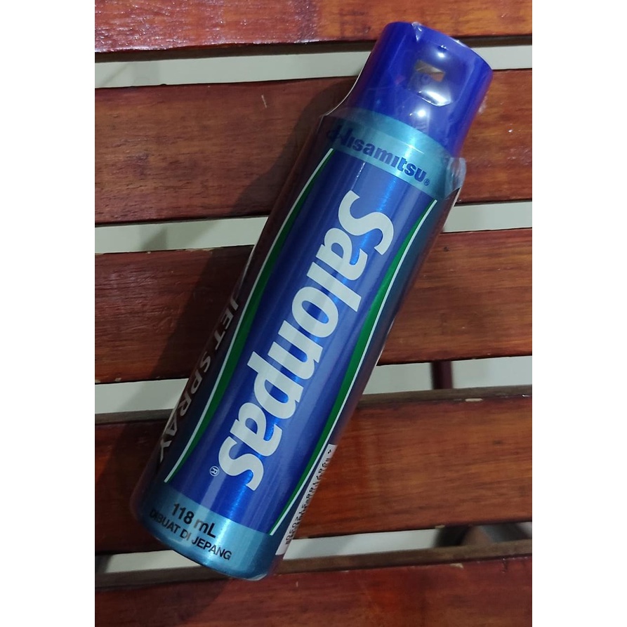 Salonpas Jet Spray 118 ML / Pereda Nyeri Otot / Terkilir / Memar / Punggul Pegal / Langsung Semprot