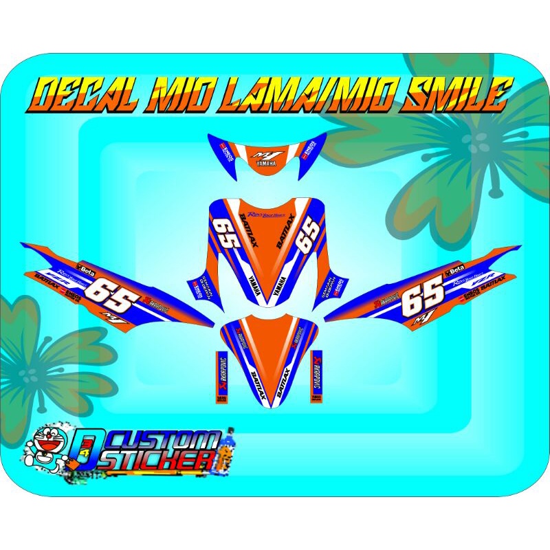 Decal mio lama Decal mio smile Decal mio roadrace