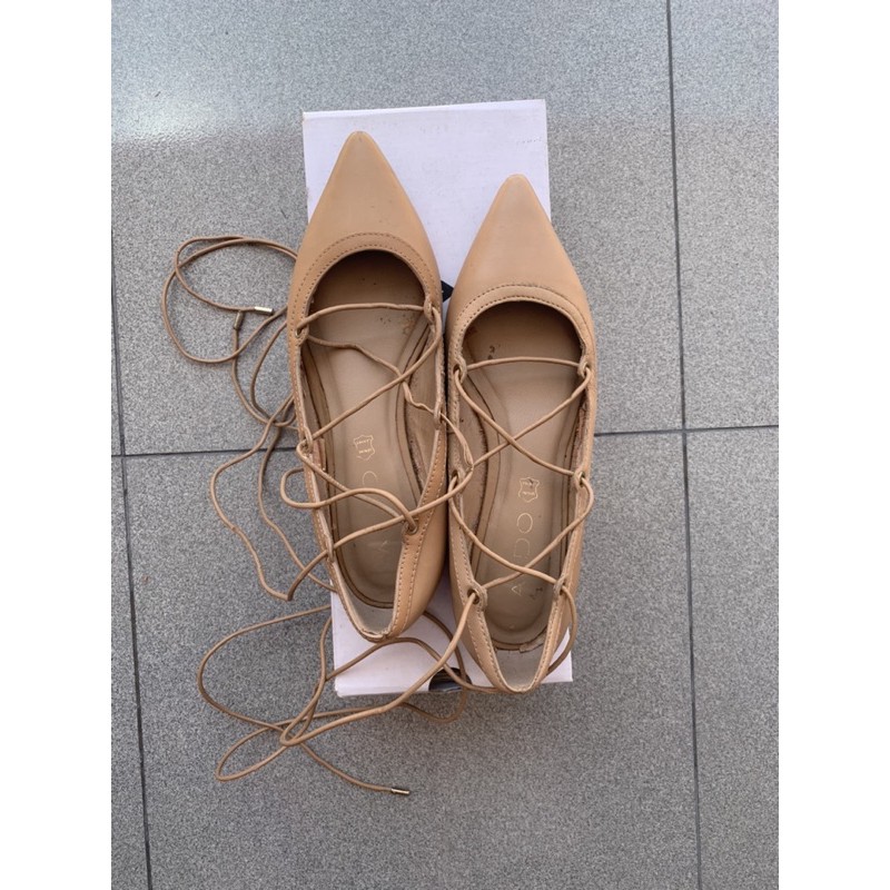 preloved aldo ballerinas flat shoes nude