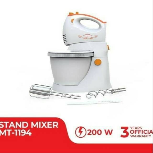 Maspion Stand Mixer MT - 1140 Pengaduk Adonan 5 Kecepatan 100%Original