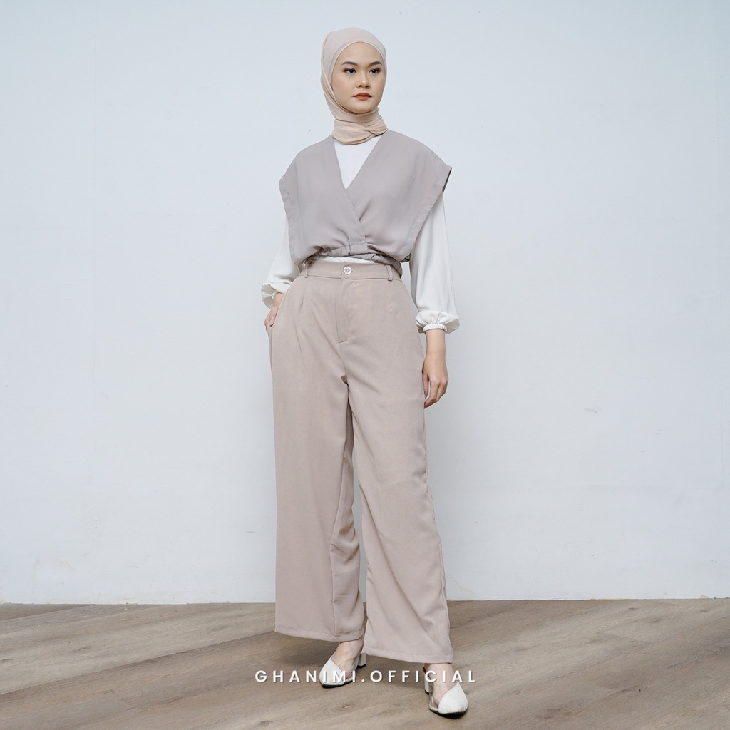 Ghanimi - Arula Pants / Celana Kulot Highwaist