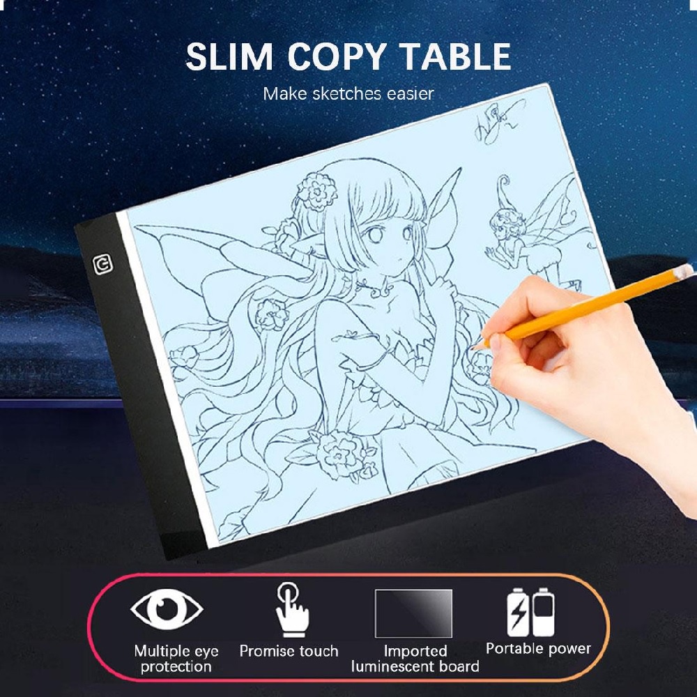 Graphics LED Drawing Board A3 Size with Three-Level Dimming Backlight