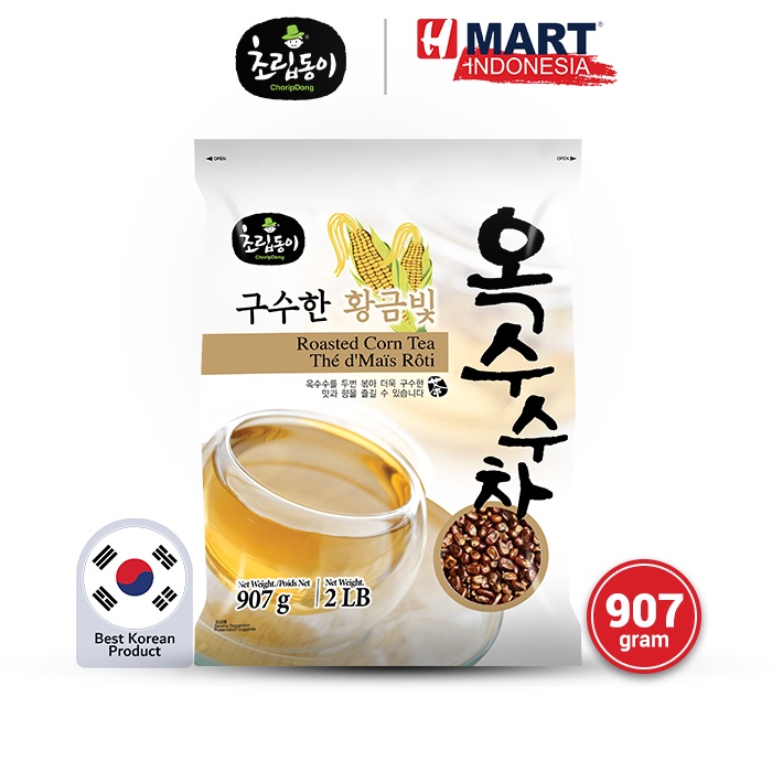 

Choripdong Roasted Corn Tea - Minuman Teh Biji Jagung Panggang Korea 907g