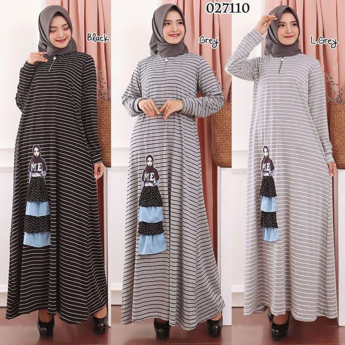 Gamis / Gamis Salur / Gamis Motif / Gamis Syari / Gamis Muslimah Wanita / Baju Gamis - 7110