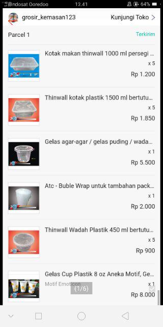[50pcs] Gelas Plastik Agar-agar 100ml / Wadah Saus Keju Bertutup