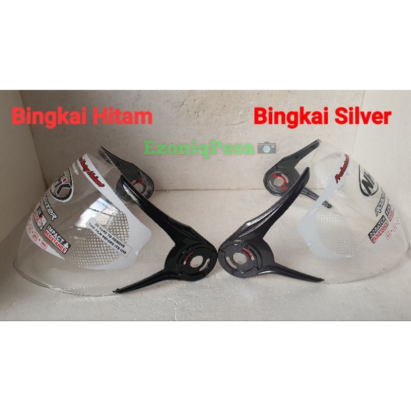 Kaca Visor Helm NHK Gladiator Original Ring Baut Ori