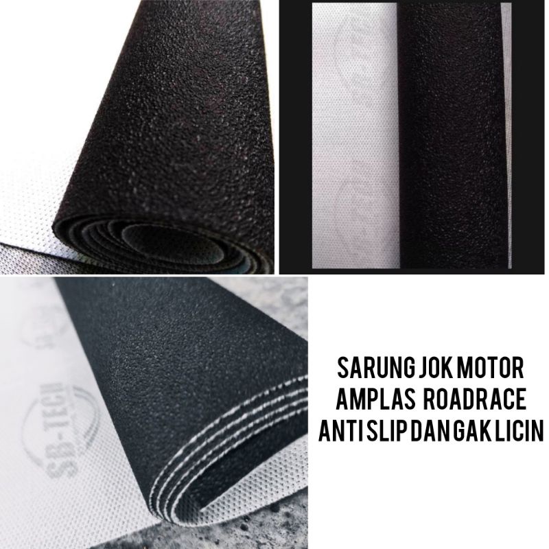 sarung jok motor motif amplas SBtech anti slip standar