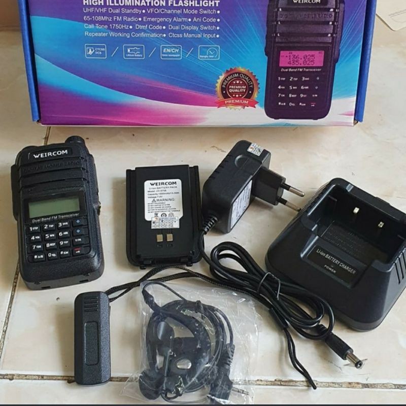 HT WEIRCOM UV-5758 DUALBAND ORI GARANSI WEIRCOM 5758