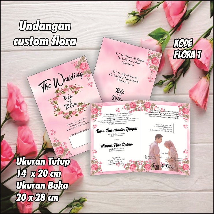 

UNDANGAN PERNIKAHAN FLORA 2
