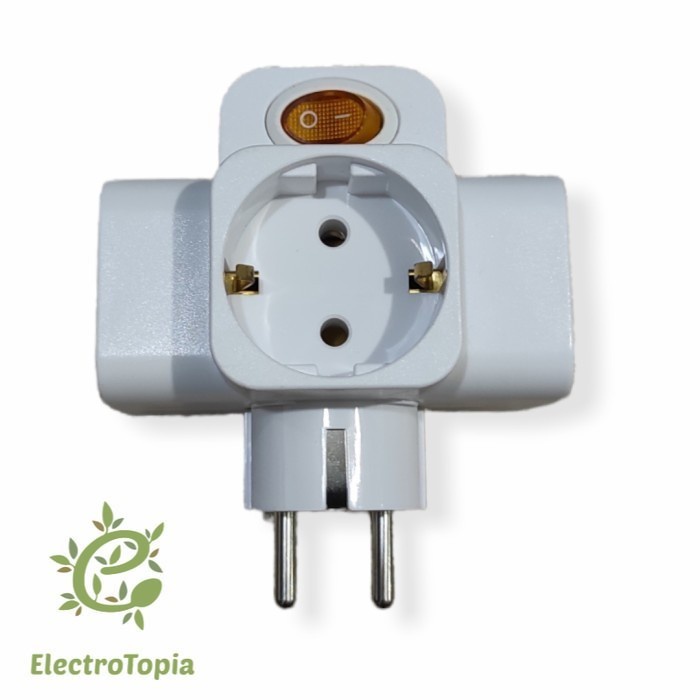 Steker T Arde Shukaku / Steker T Saklar ON OFF Merk Shukaku SKU 8778S