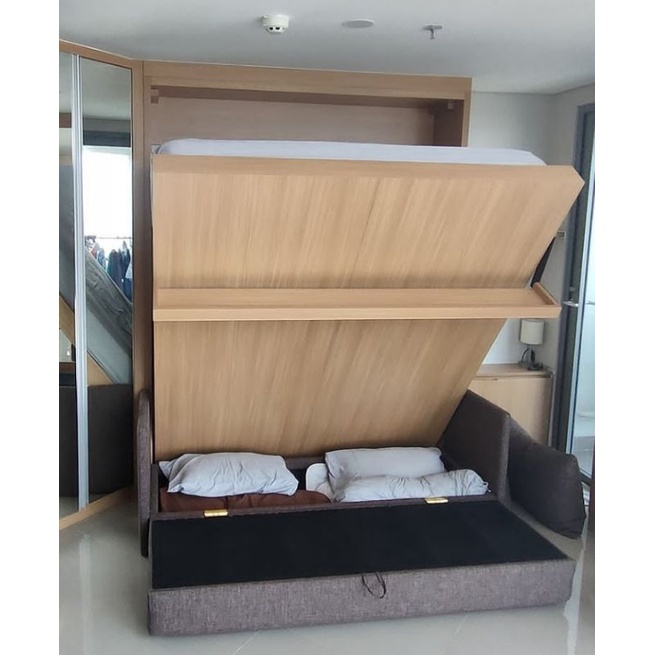 WALL BED SOFA / WALLBED 160X200 GRATIS ONGKIRR