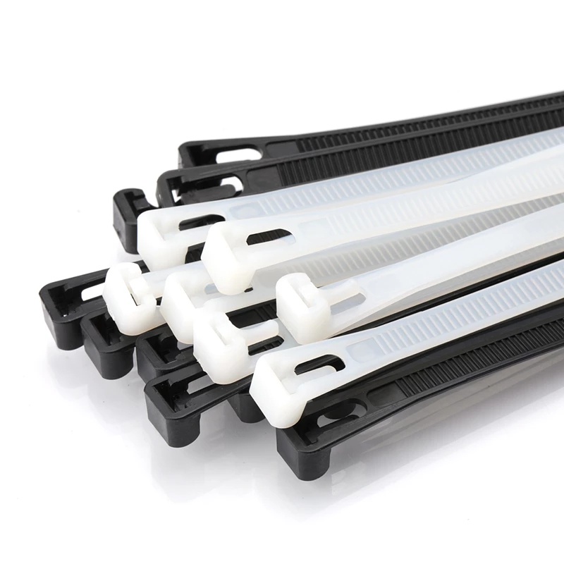 Hot Sale/100Pcs/Pack Reusable Cable Ties/Pengikat Nilon Plastik Pengunci Sendiri/Cable Cord Organizer
