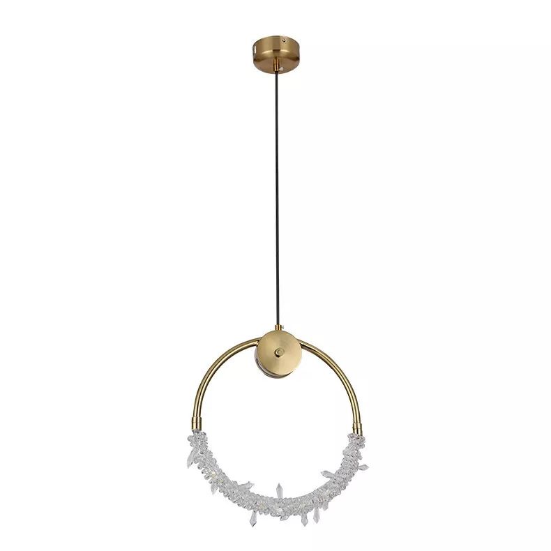 Lampu Gantung Hias Mewah Crystal 1L Minimalis Pendant Lamp Post Modern Mewah Elegant