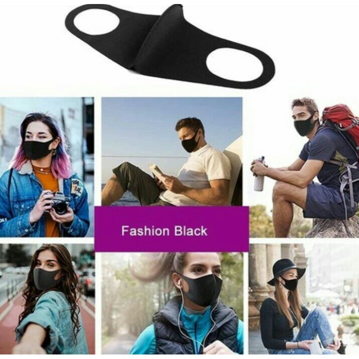 Masker Hitam Masker Kain Masker Muka