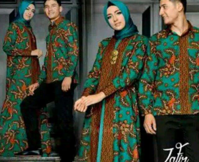 Cp Zafir Baju Pesta Muslim Murah Modis Couple Batik Modern Sarimbit Keluarga Terbaru Murah