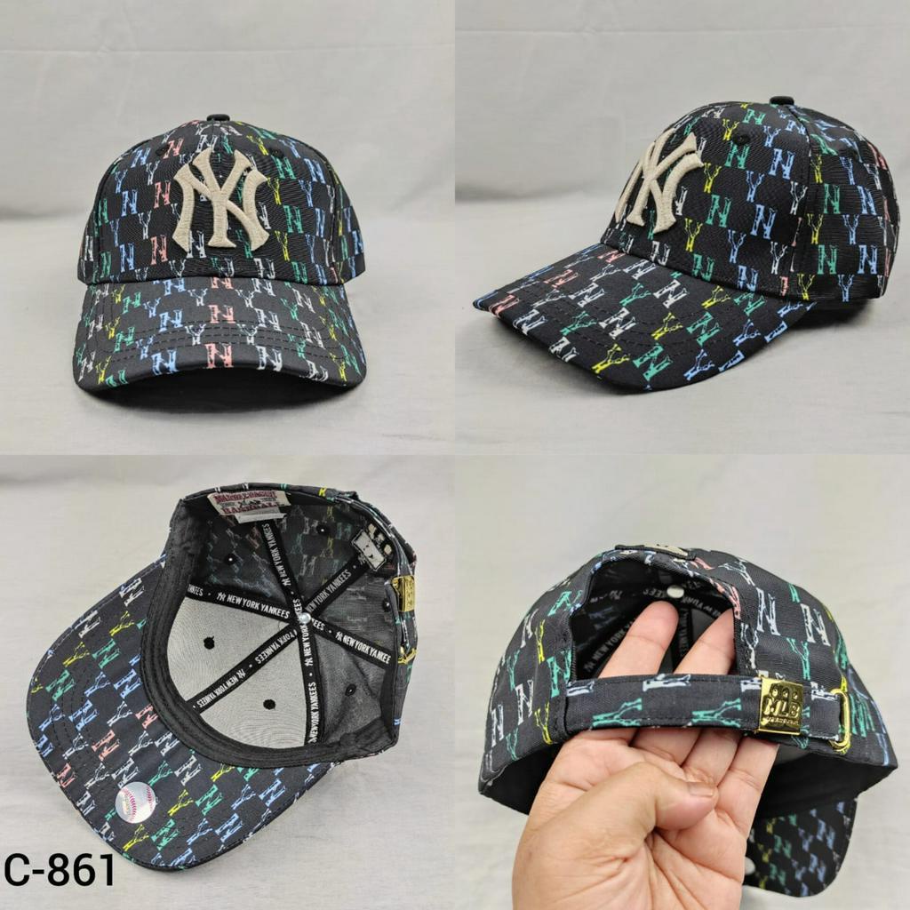C-861 Topi NY MLB Rainbow Cap Black