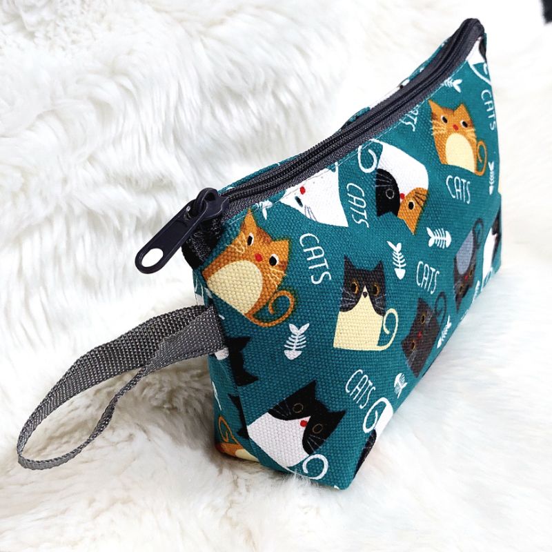 Pouch Kanvas Pouch Kosmetik B